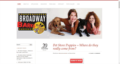 Desktop Screenshot of broadwaybarks.com